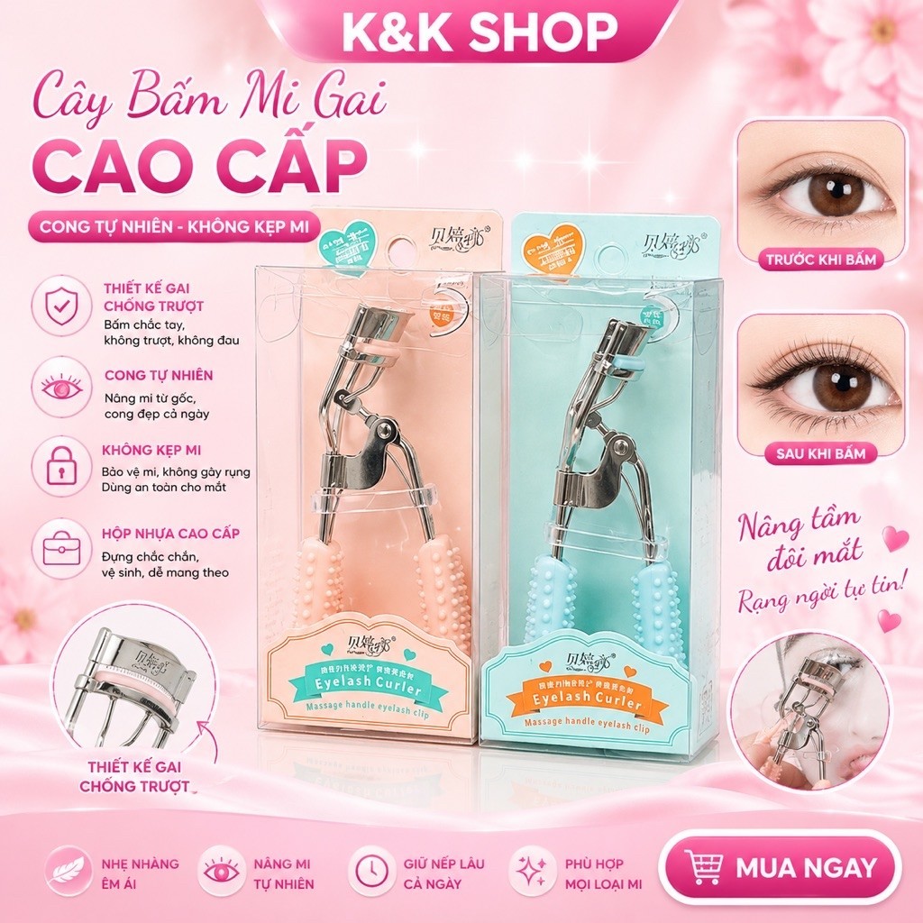 Cây bấm mi gai có hộp
