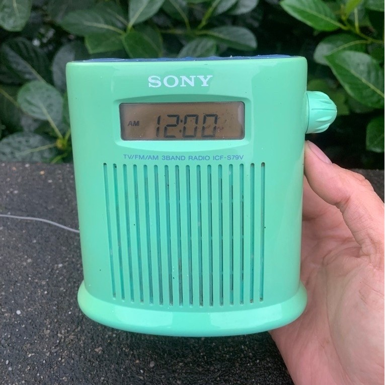 Đài Radio bãi Nhật SONY ICF-S79V - Thiết Kế Độc Lạ Trưng Bày Decor