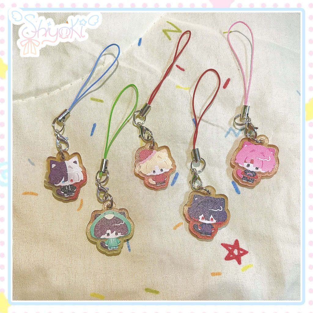 ✨ Móc khóa treo điện thoại / balo acrylic 2cm-2 mặt : Kira , Kijay , Kisa , Kresh, Siro 🌷✨️