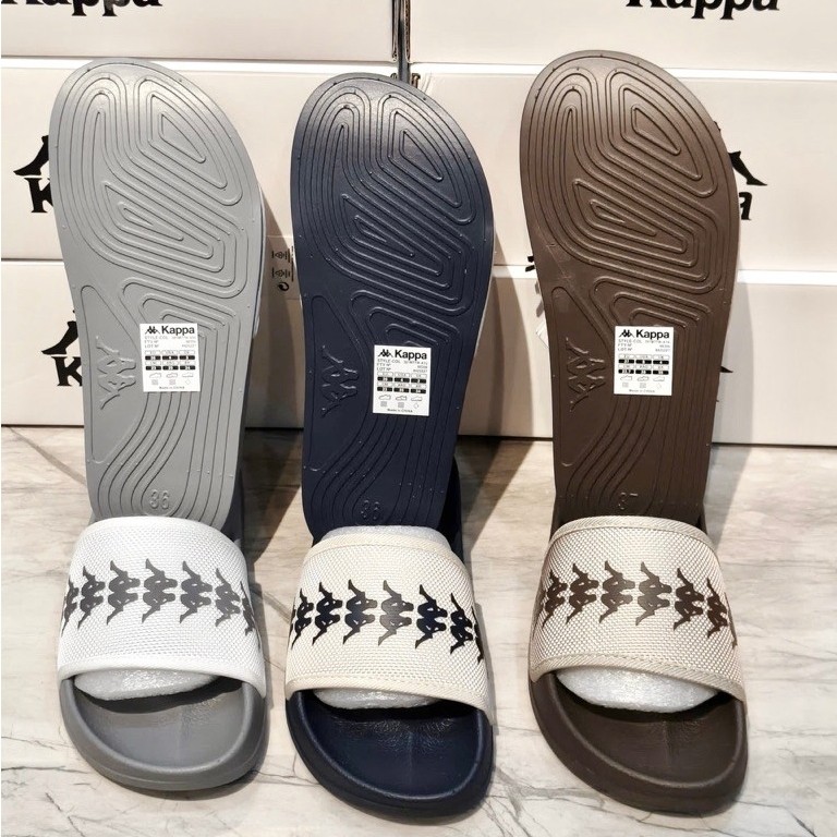 [AUTH] Sale 50% Dép Kappa quai ngang unisex 381M77W Fullbox