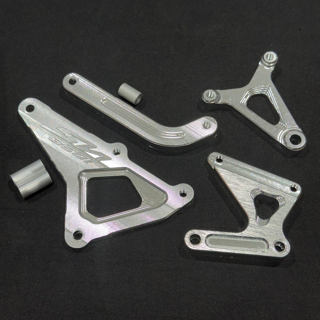 Pát giữ mobin sường MSD lắp WAVE / DREAM / AB / SH / VARIO - Nhôm cnc
