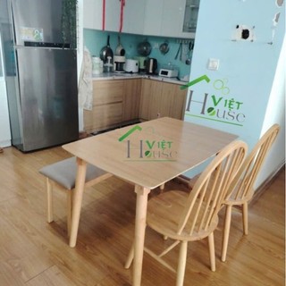 Set bàn ăn Akira ghế bench giá rẻ (Freeship 1 số kv nt HCM cũ)