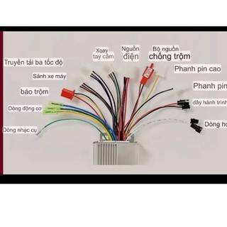 Điều tốc BLDC 3 pha chạy DC từ 12v đến 48v (dùng cho motor từ 15w đến 350w)