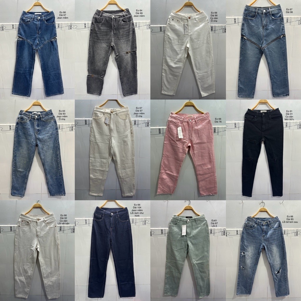 Quần Jean Nữ 2hand size XS eo 60-66 Thanh lý 🍒| SCG 2HAND