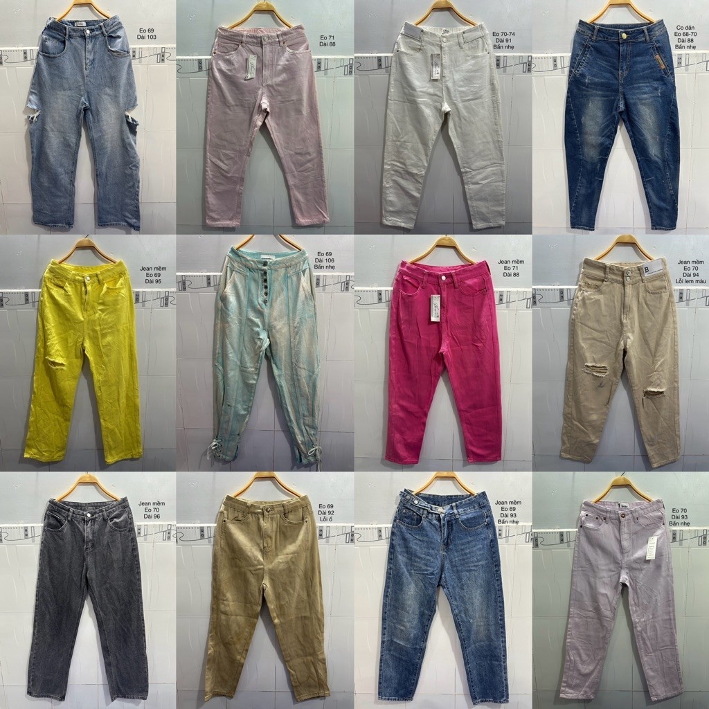 Quần Jean Nữ 2hand size S eo 68-70 Thanh lý 🍒| SCG 2HAND