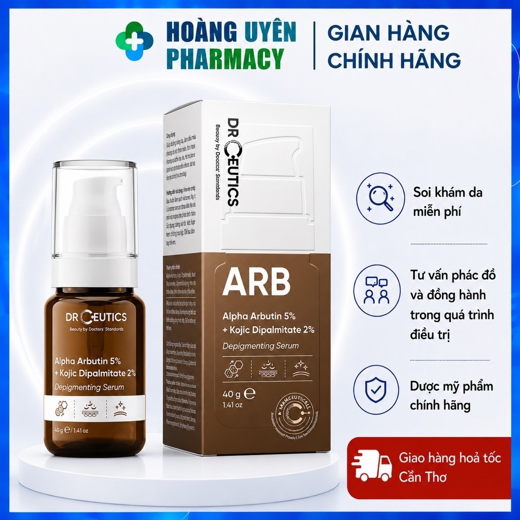 Drceutics-Alpha Arbutin 5% + Kojic Dipalmitate 2% Depigmenting Serum 40g