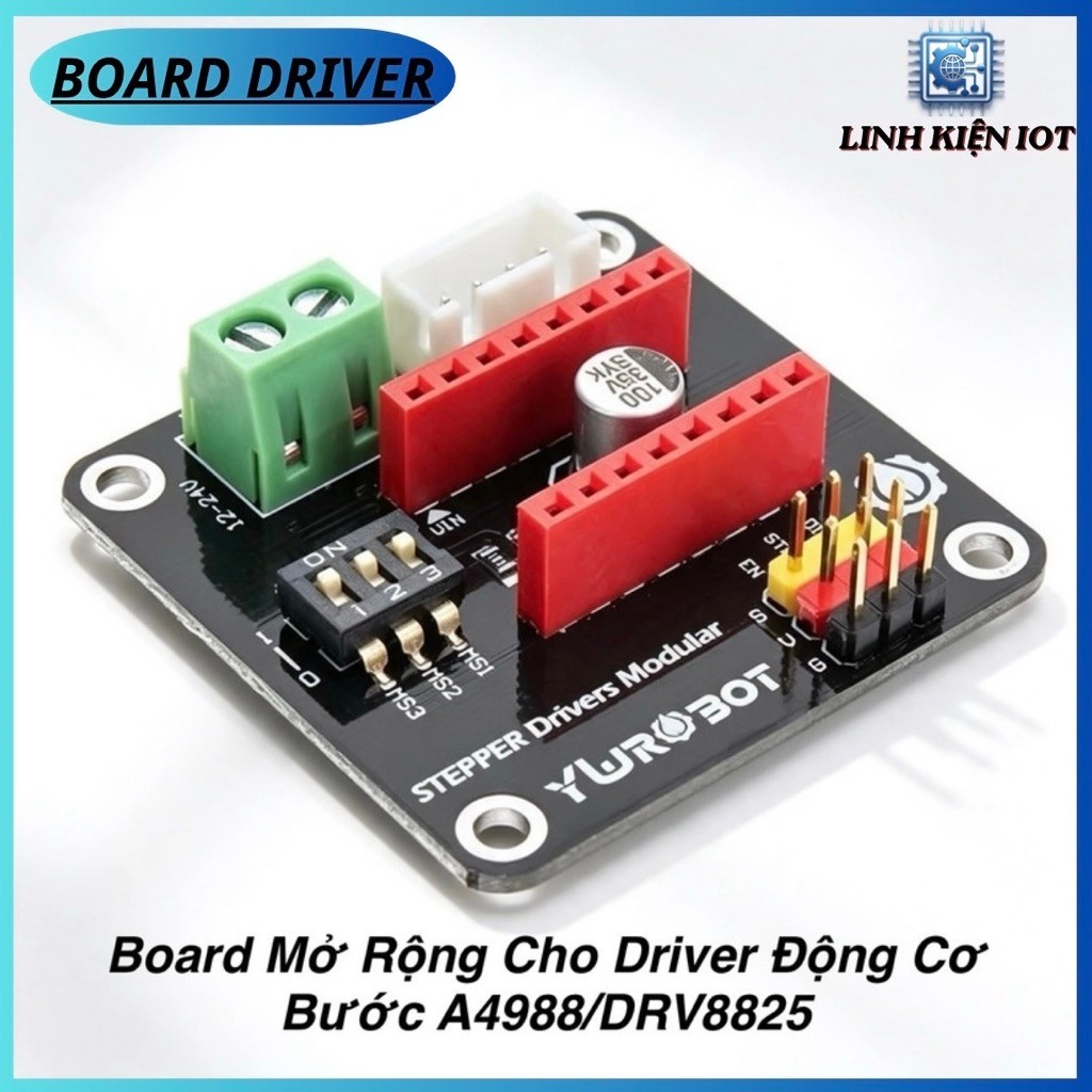 Board Mở Rộng Driver Động Cơ Bước A4988 DRV8825 — Stepper Driver Modular YwRobot
