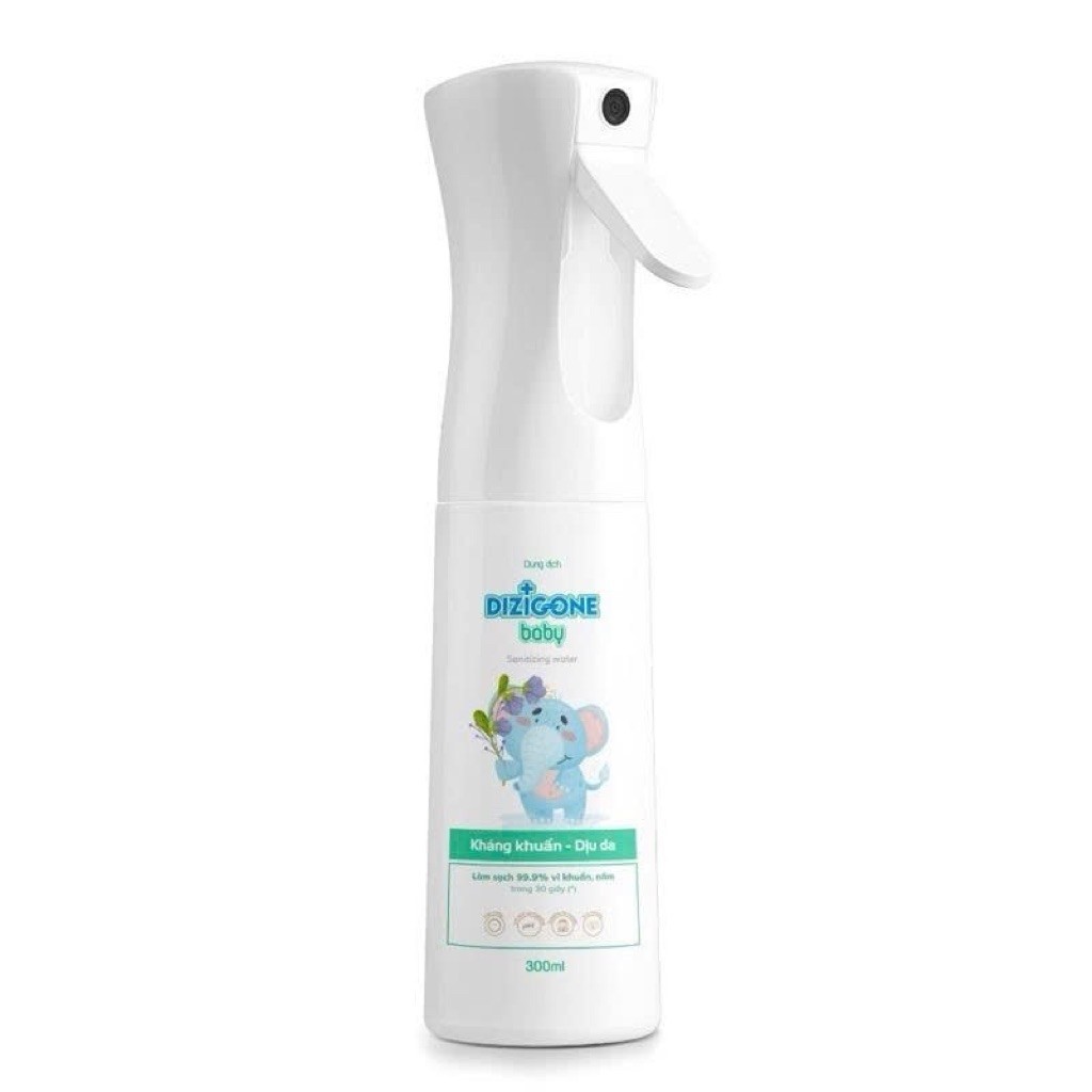 Dung dịch xịt kháng khuẩn Dizigone Baby HOCL 300ml date 10/26
