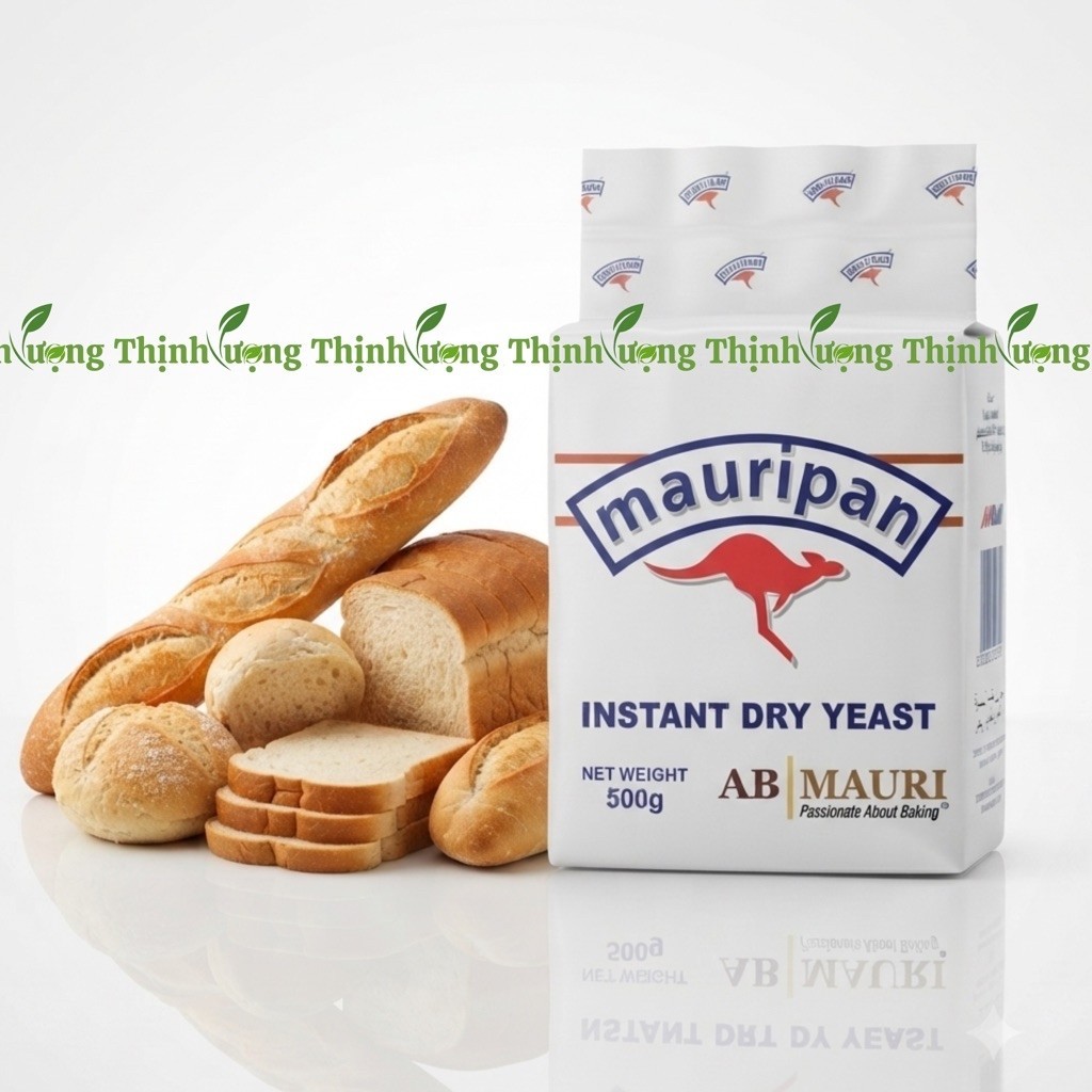 Thùng 10KG Men Khô Lạt Mauri Gói 500G - Men Làm Bánh - Instant Yeast Mauri