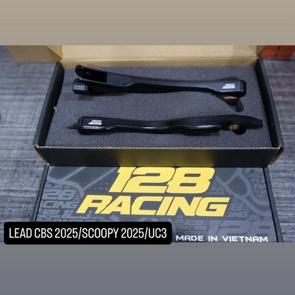 Tay thắng 128 racing cnc dành cho Lead CBS 2025, Scoopy 2025, UC3