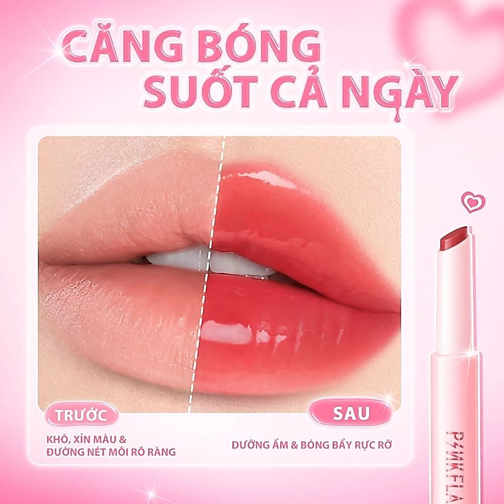 Ảnh 4 của Son bóng PINKFLASH bóng đôi môi căng mọng, mịn màng cảm giác nhẹ nhàng không bết dính PF-L22