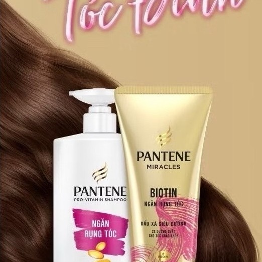 Dầu Xả Giúp Giảm Rụng Tóc Pantene 3 Minute Miracle Biotin Strength Intensive Serum Conditioner 650 m
