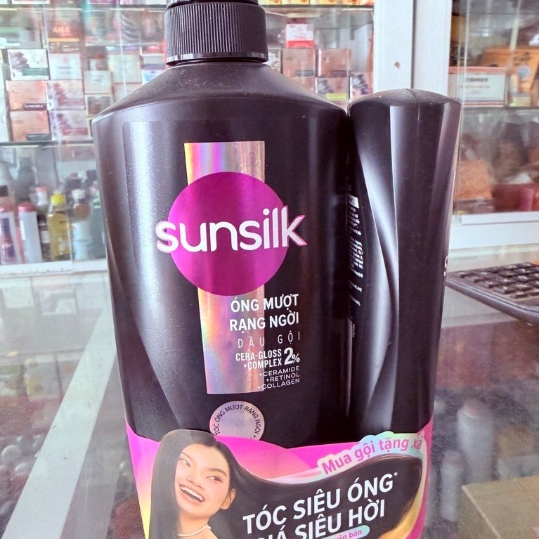 Sunsilk dầu gội tặng kèm chai xả