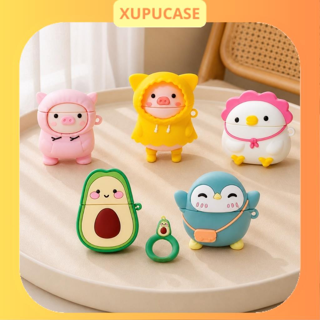 (19 mẫu -Vỏ Airpods 4) Vỏ ốp case bảo vệ bao đựng cho Airpods 4 tai nghe không dây bluetooth chống v