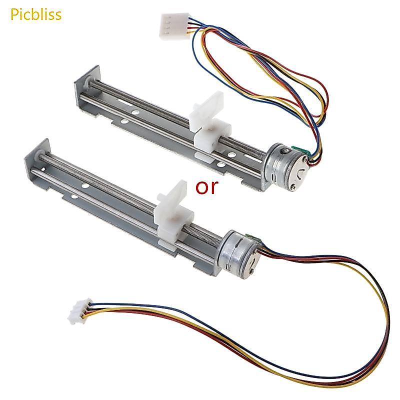 Picbliss DC 4-9V Drive Stepper Motor Vít có đai ốc Thanh trượt 2 pha 4 dây cho E