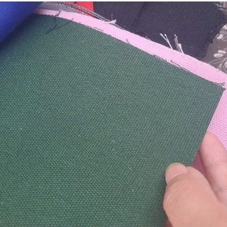 Vải canvas B8 màu xanh lá đậm, 1m