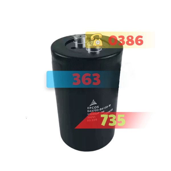 Tụ điện EPCOS B43703-B5478-M, 450V – 4700µF.
