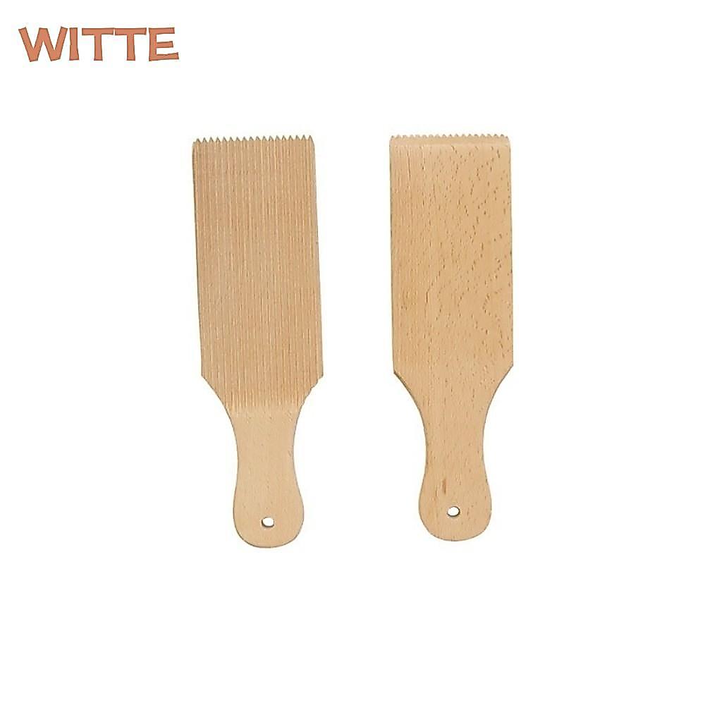 WITTE 3 Bảng Gnocchi, Dụng cụ làm gỗ sồi bề mặt phẳng, Dễ dàng làm sạch hình mái chèo Gnocchi Maker 