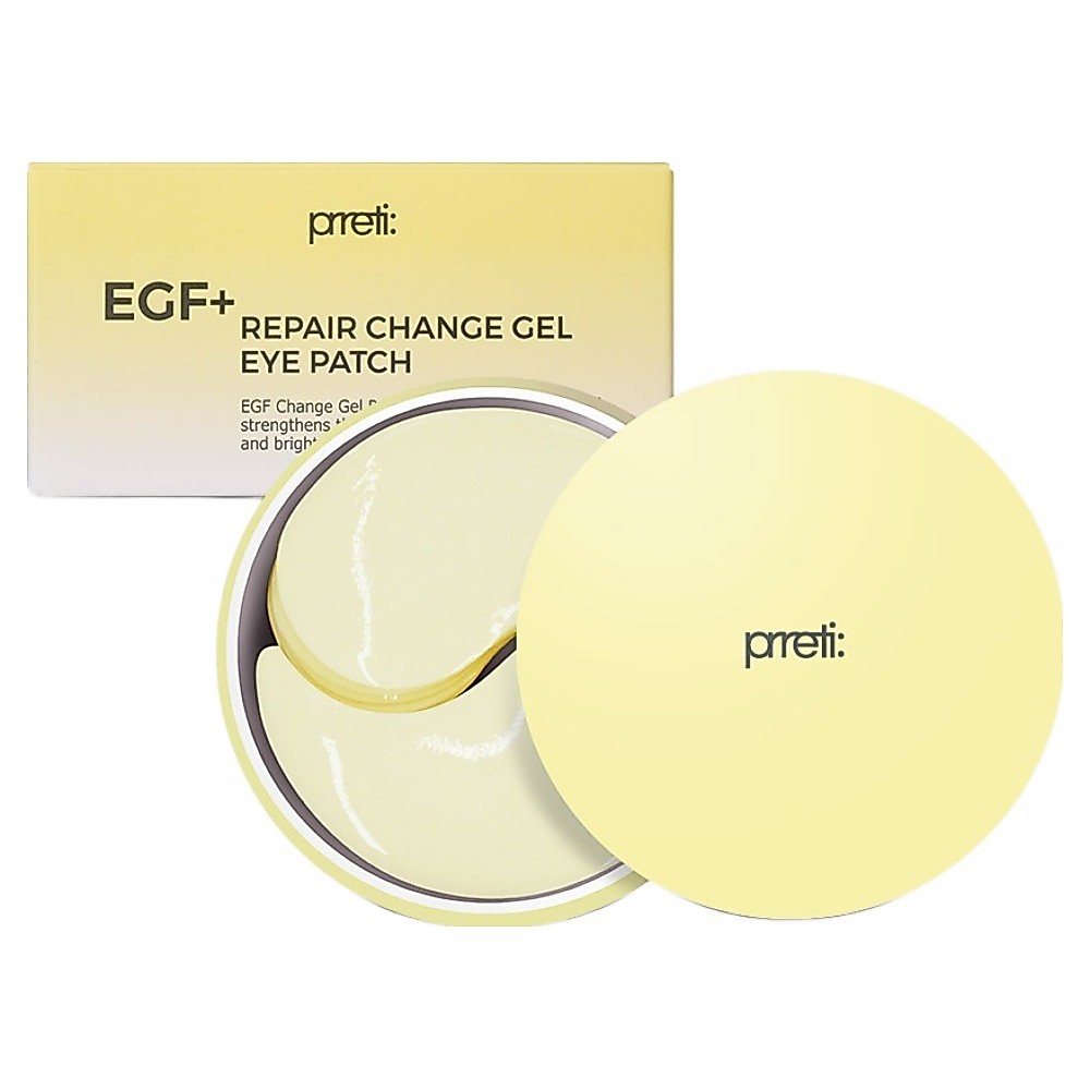 [PRRETI] EGF Plus Repair Change Gel Eye Patch 60 tờ Brightening Under Eye Mask