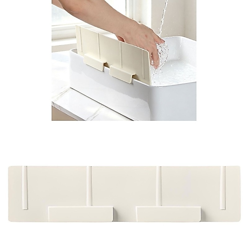 HL Phòng Tắm Nước Giặt Vách Ngăn Cho Bồn Rửa Silicone Lip Cover Panel 40 X 9 5 Cm 5 Đến 10 Mm Môi Ch