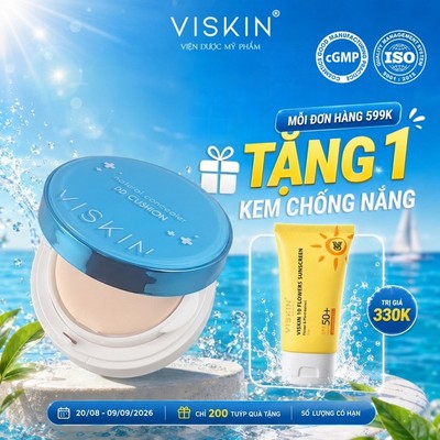 DD Cushion VISKIN phấn nước che khuyết điểm thế hệ mới - 15g [CHÍNH HÃNG]