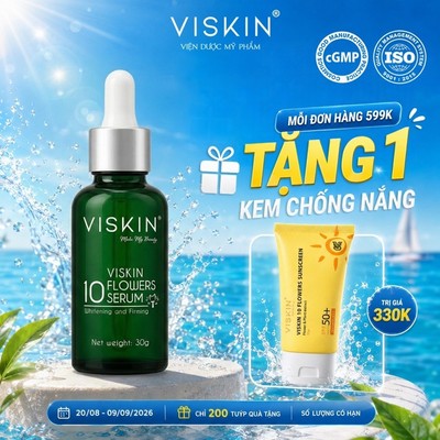 Serum 10 loài hoa VISKIN - 30g [CHÍNH HÃNG]