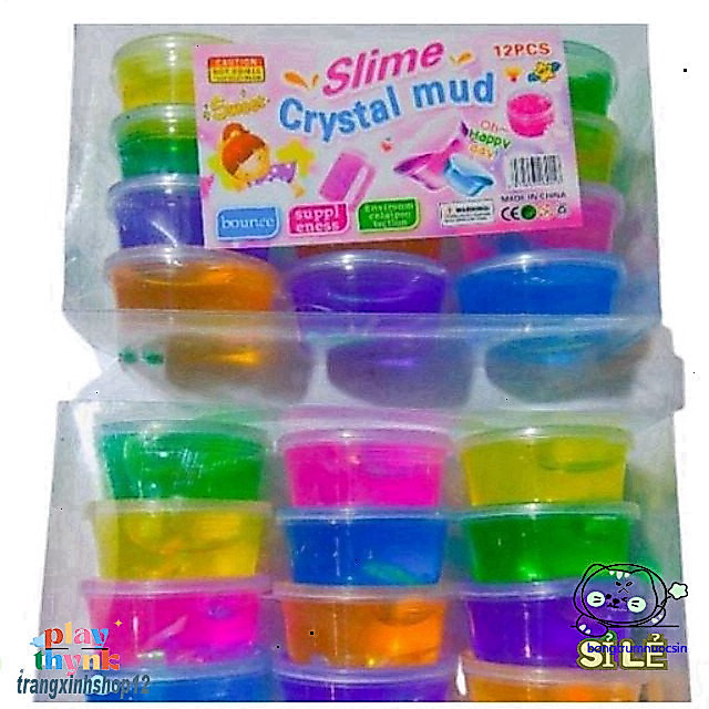 "Slime Màu Sắc đa dạng, Bộ 12 Hộp đồ chơi trẻ" Hoặc: " Bộ Slime đa màu 12 Hộp, Đồ chơi sáng tạo" Hoặ
