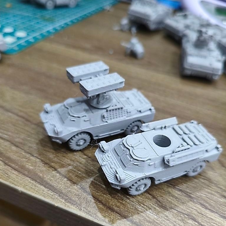 Mô Hình BRDM-2 Series Nhiều Tỉ Lệ In 3D – Chưa Sơn – Sưu Tầm