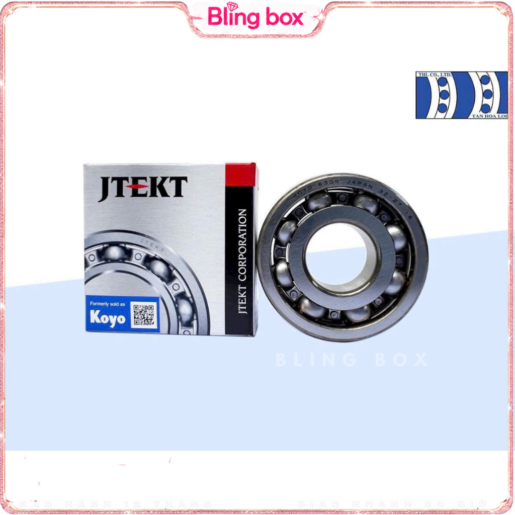 Có xuất Vat - Vòng bi Koyo Chính Hãng Nhật Bản 6300/6301/6302/6303/6304/6305/6306RS Xịn