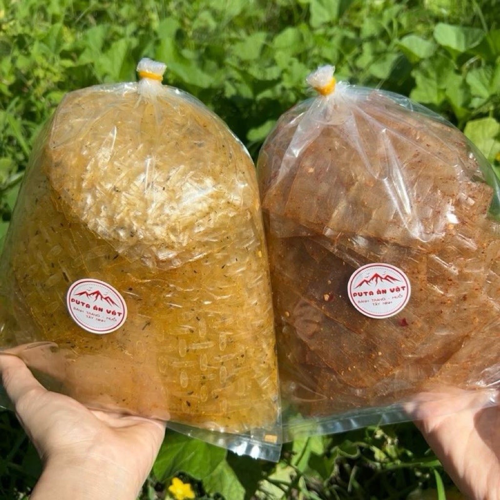 500gr Combo 2 vị 250gr bánh tráng xìke 250gr bánh tráng rong biển