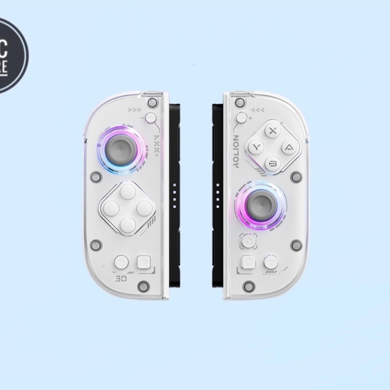 Tay cầm chơi game Aolion J30, Aolion Joycon trang bị phím cơ, Hall Effect, Gyro, LED RGB dành cho má