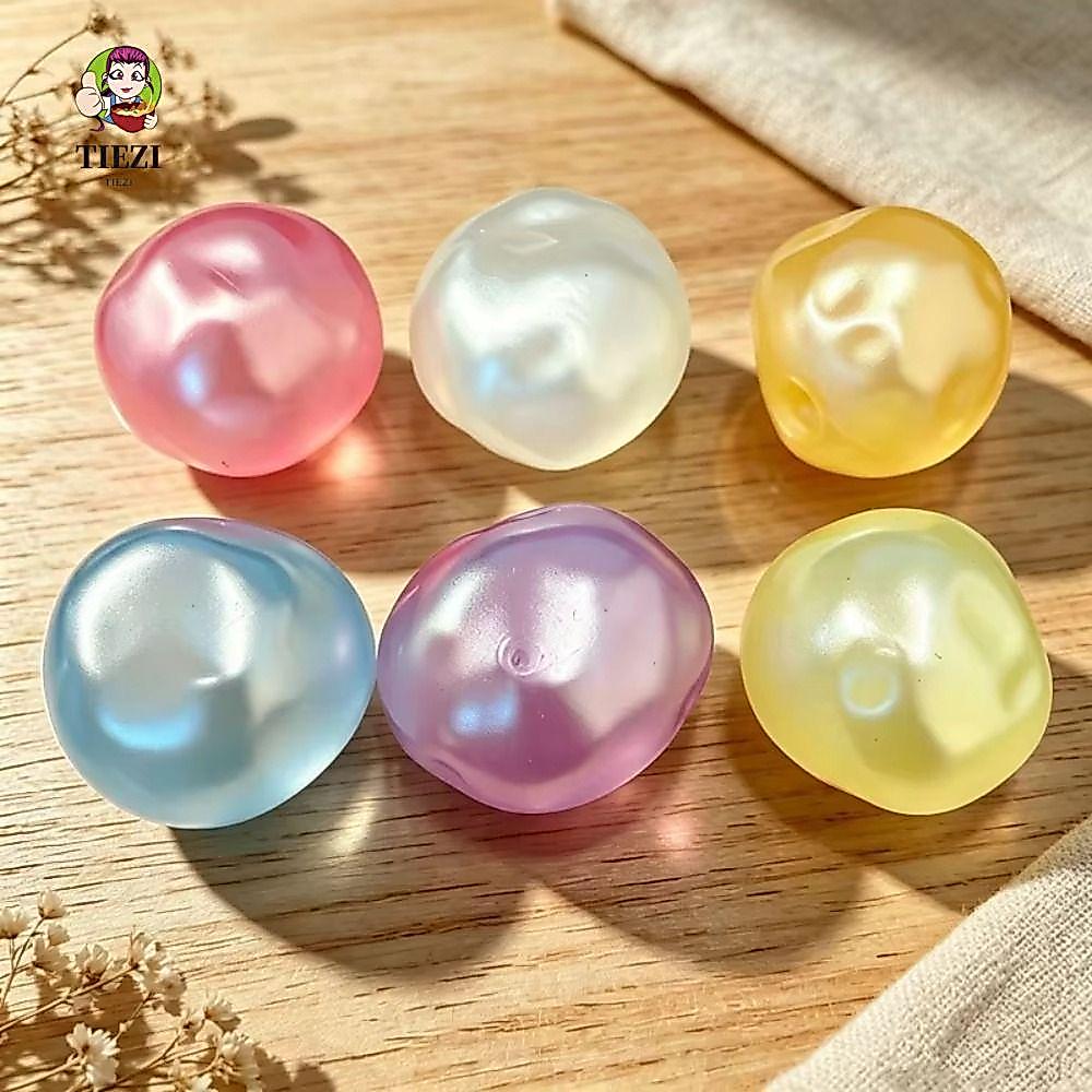 TIEZI Dầu dừa Squishy Ball, Bóng mềm màu xanh Đồ chơi bóp nhanh, Di động trong suốt Jelly trong suốt
