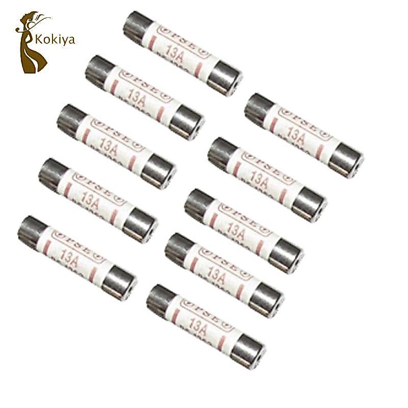 10x Cầu Chì Gốm Cầu Chì Ống BS1362 13A Phích Cắm Anh Cho Nhạc Cụ Vạn Năng
