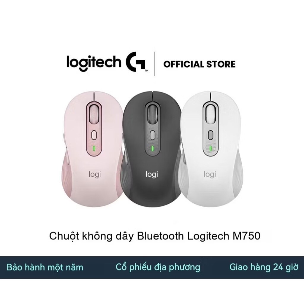 (Chính hãng) Chuột Không Dây Bluetooth Logitech Signature Plus M750 Wireless New (no box)