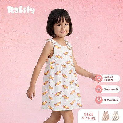   Đầm thô sát nách bé gái Rabity 952.065