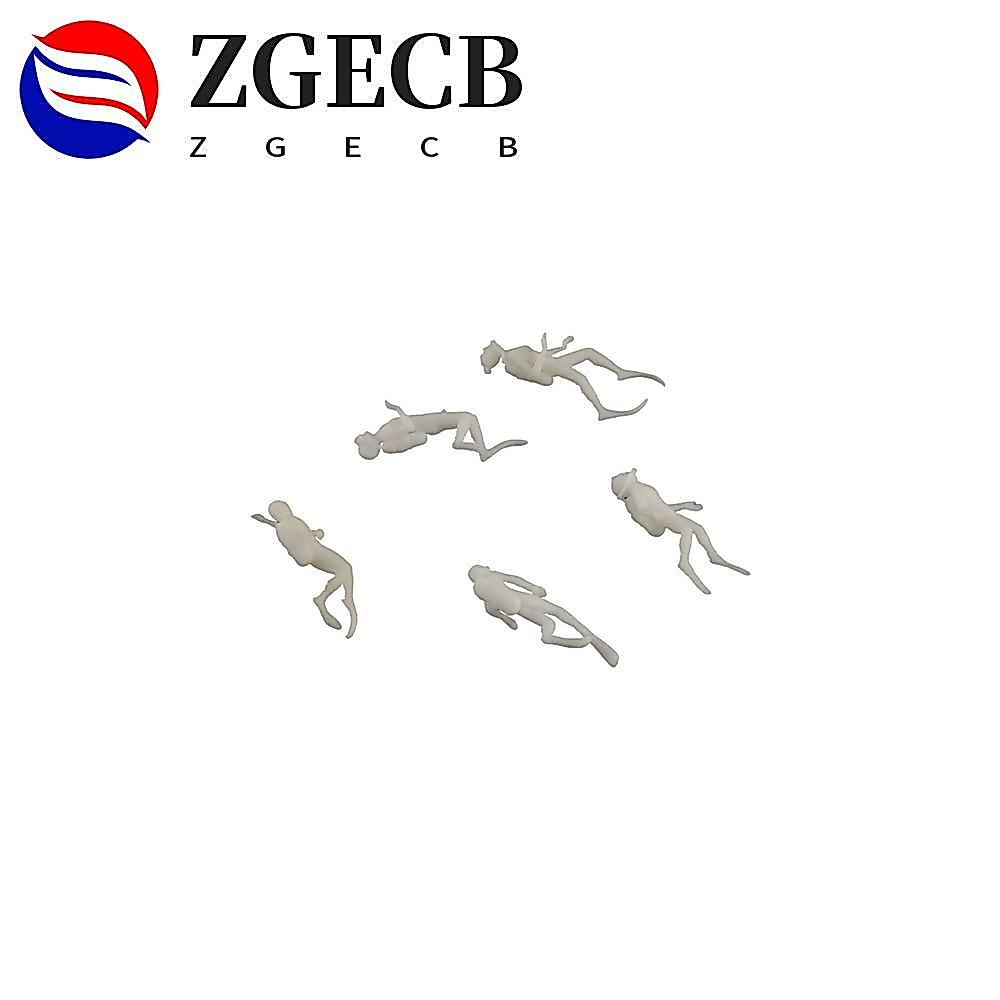 ZGECB Diver Nhân Vật Hành Động Mô Hình, Nhựa Trang Trí Micro Phong Cảnh Diver Mẫu, Diver Nhân Vật Hà