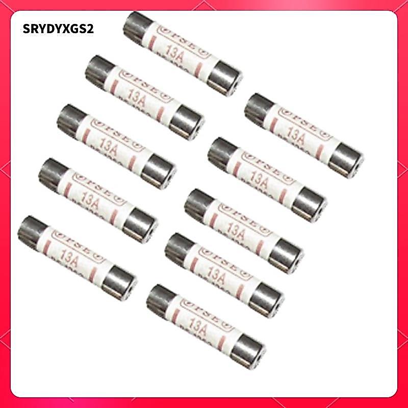 10x Cầu Chì Gốm Cầu Chì Ống BS1362 13A Phích Cắm Anh Cho Nhạc Cụ Vạn Năng