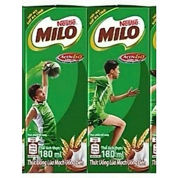 Combo 2 vỉ Sữa Milo Lúa Mạch 180ml