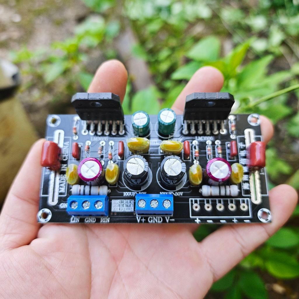 Mạch Amply LM3886 2 Kênh 68W+68W Full Linh Kiện Đấu Nhật - Bo Mạch Công Suất Âm Thanh Hi-End Chất Lư