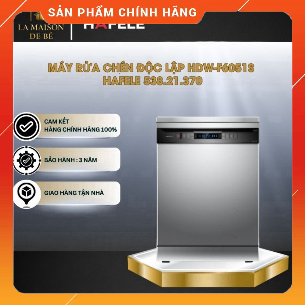 Sale lớn - Máy Rửa Chén Độc Hafele HDW-F6051S 15 Bộ Xám Bạc Sang Trọng . Giao nhanh.