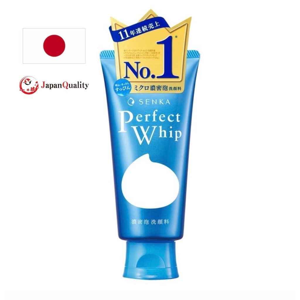 Sữa Rửa Mặt Tạo Bọt Senka Perfect Whip 120g - Làm Sạch Sâu - Perfect Whip, 120g