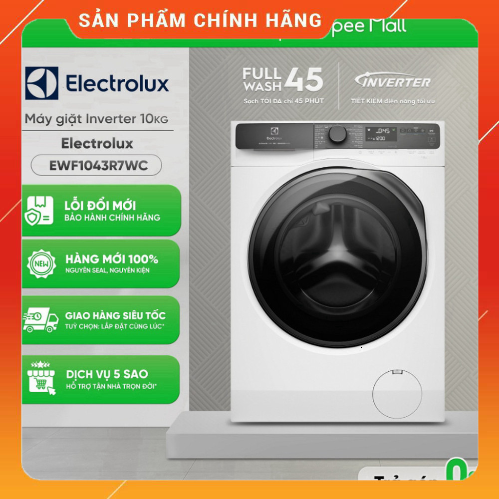 Sale lớn - ELECTROLUX EWF1043R7SC - EWF1043R7WC - EWF1143R7SC - EWF1143R7WC Máy Giặt Chất Lượng Cao 