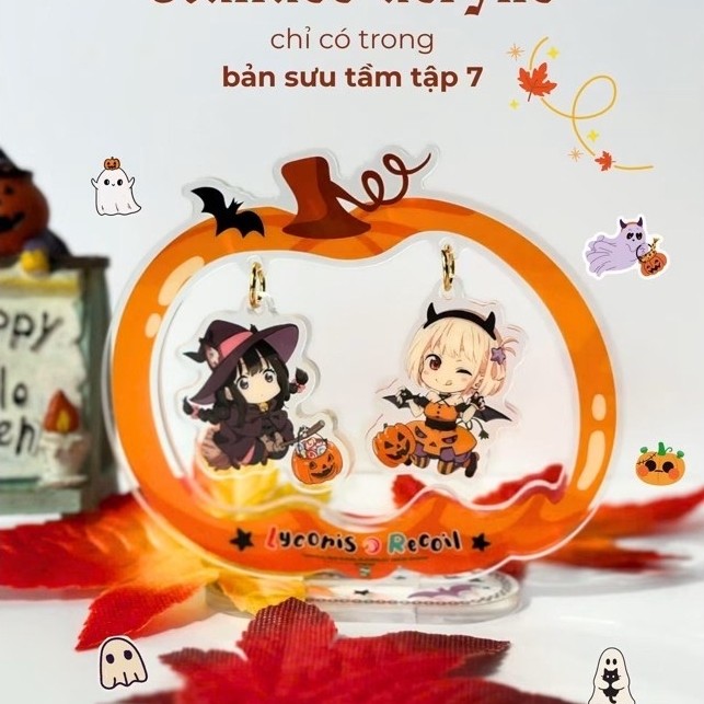 Standee Lycoris recoil 1 - 7 bản sưu tầm