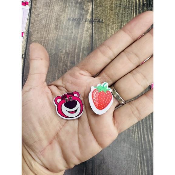 Sticker Gấu Dâu Lotso Tem xe