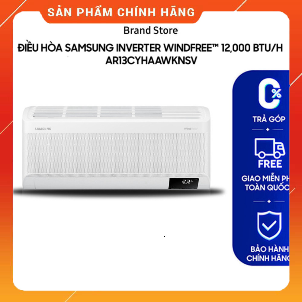 Sale lớn - [Tiêu đề sản phẩm mới] Điều Hòa Samsung Inverter WindFree™ AR13CYHAAWKNSV - 12,000 BTU/h,