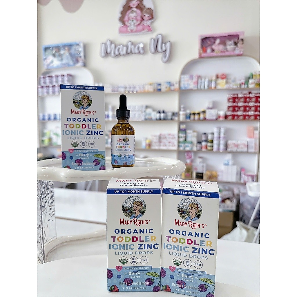 MaryRuth's Toddler Liquid Ionic Zinc 120ml – Kẽm Dạng Lỏng Cho Bé 1–3 Tuổi