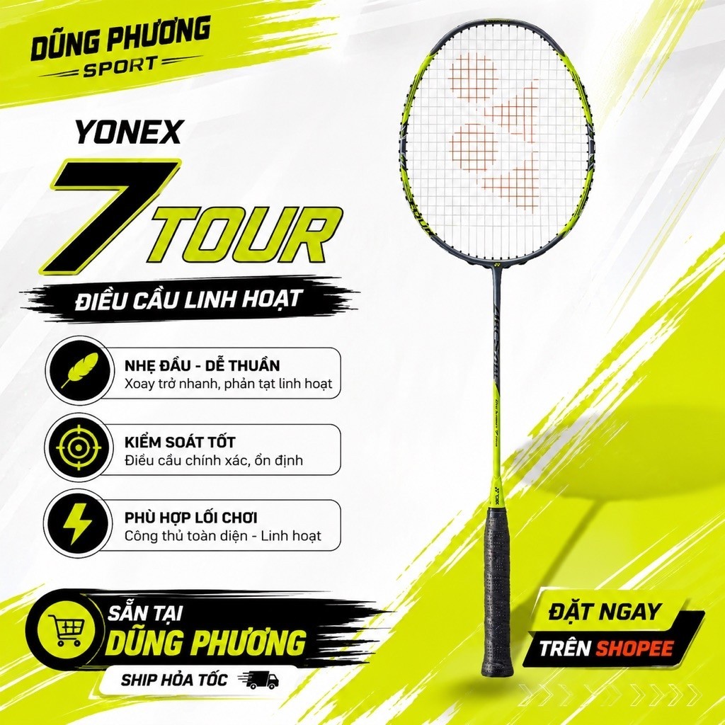Khung vợt 7tour 4u5 new seal chính hãng ( chưa căng)