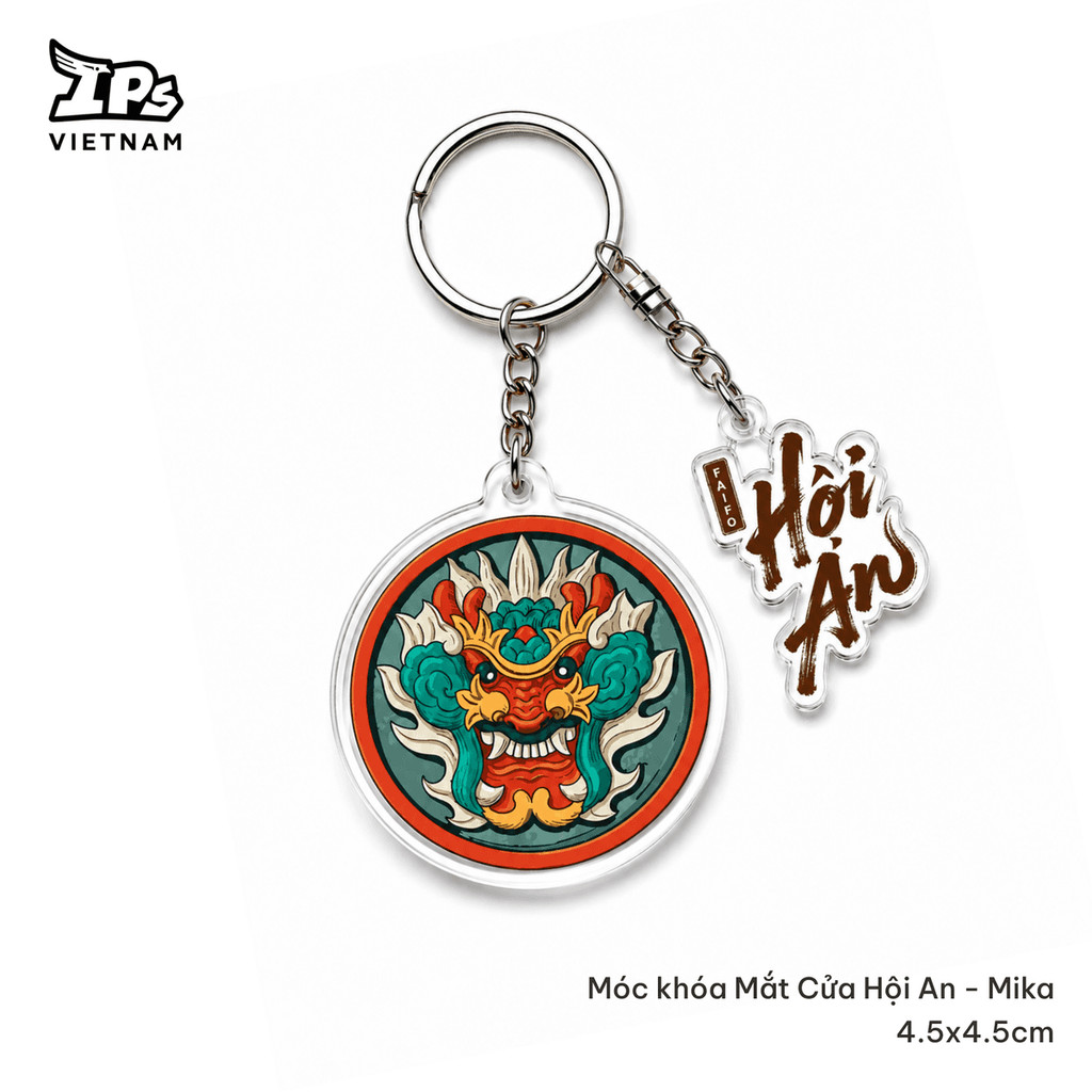 Móc khóa Mika Mắt Cửa Hội An IP Hội An Mer