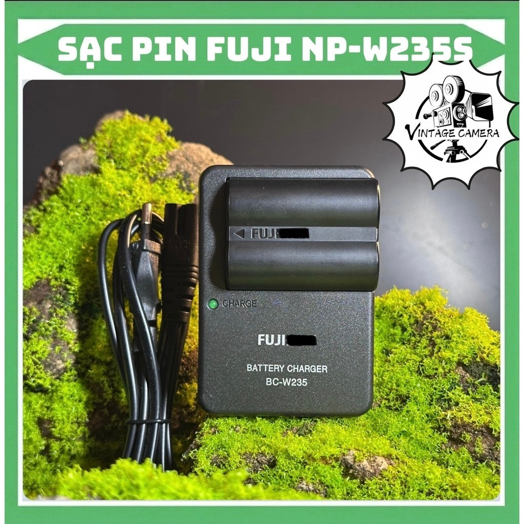 Sạc Pin Fujifilm NP-W235S dùng cho X-Series: X-T4, X-T5, X-H2, X-H2s, X-S20, GFX 100S, GFX 100 II, G