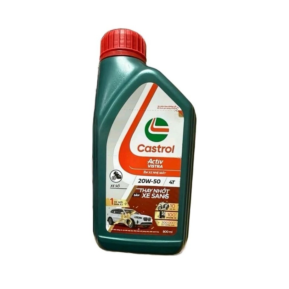 Dầu nhớt Castrol 20W-50 4T 800ml cho xe số – Nhớt Castrol Power 1 bảo vệ động cơ